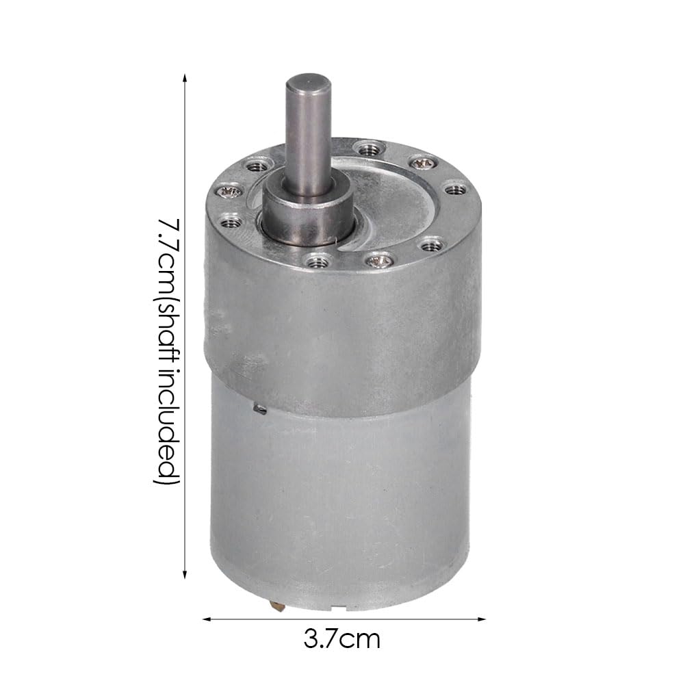 Amazon.com: Walfront DC Gear Motor, DC 24V 250RPM Reversible